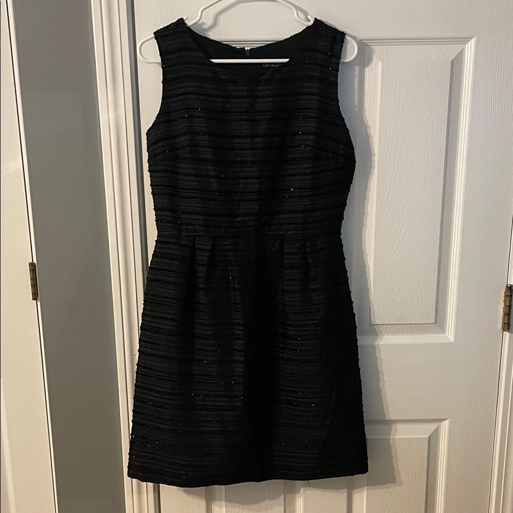 NWT Cynthia Rowley Elegant Black Sleeveless Dress
